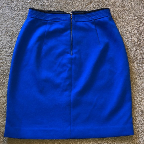 Tahari Royal Blue Midi Skirt - Picture 2 of 8